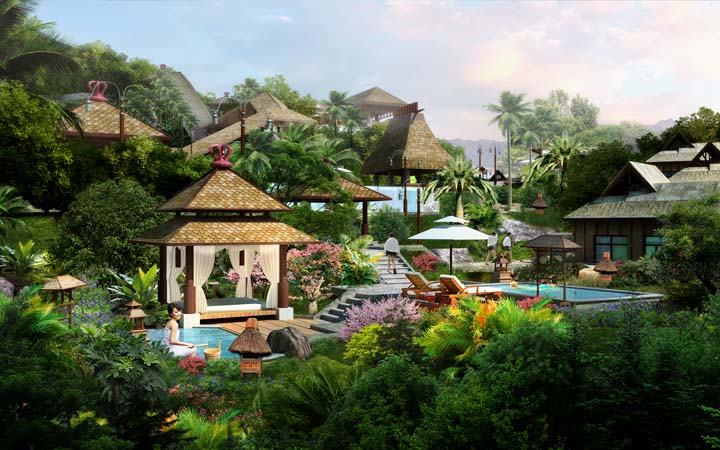 錦繡香江溫泉城溫泉設計圖