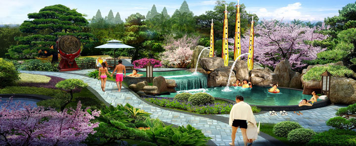 貴陽香紙溝金孔雀溫泉旅游度假景區